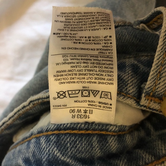 Gap Vintage High Rise Jeans size 16/33 - Picture 8 of 9